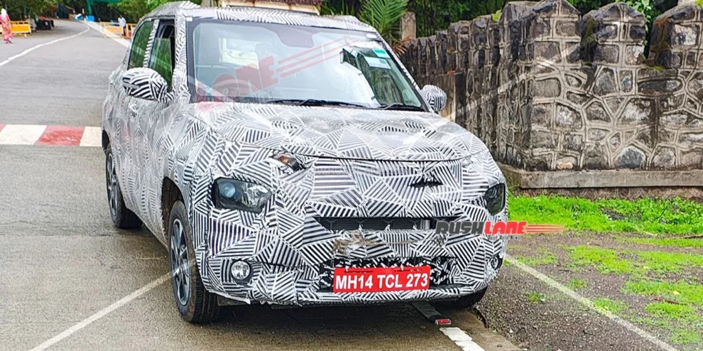 Tata Punch Facelift Spied Testing
