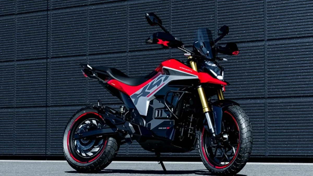 Ultraviolette X47 Crossover Electric Motorcycle in Red and Black