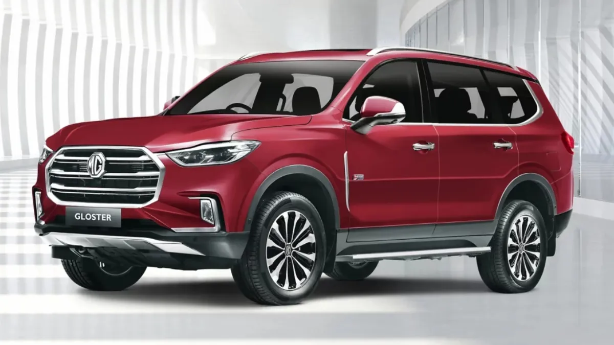 MG Motor India SUVs parked in a scenic outdoor setting