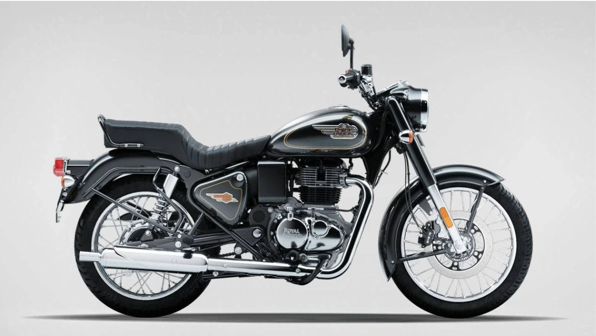 Royal Enfield 350 motorcycle on Flipkart