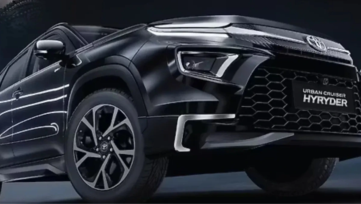 Toyota Urban Cruiser Hyryder Aero Edition with all-black exterior teased before launch in India