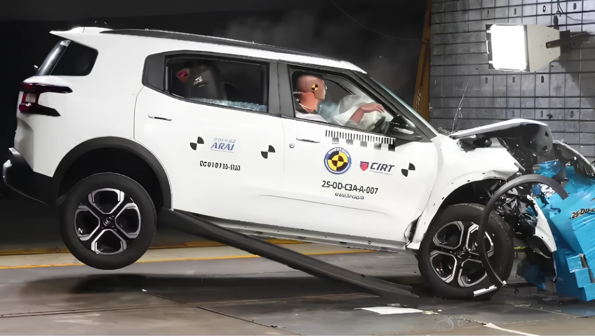 Citroen Aircross SUV awarded 5-star Bharat NCAP safety rating in India
