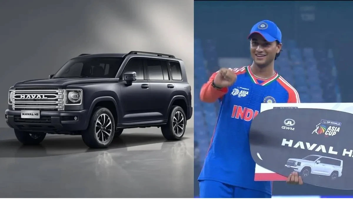 Abhishek Sharma wins Player of the Tournament at Asia Cup 2025, awarded a Haval H9 SUV