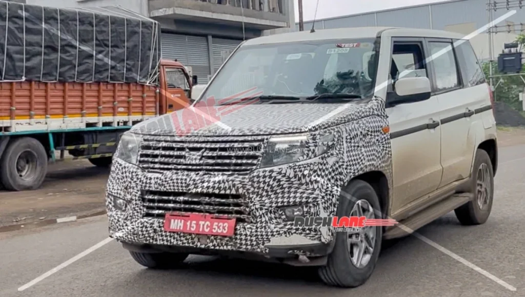 2025 Mahindra Bolero Neo front spy shot
