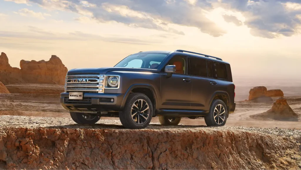 Haval H9 full-size premium SUV exterior design front and side view