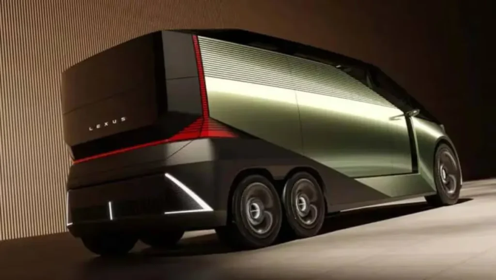 Lexus LS Concept Six-Wheeled Electric Luxury Van Revealed