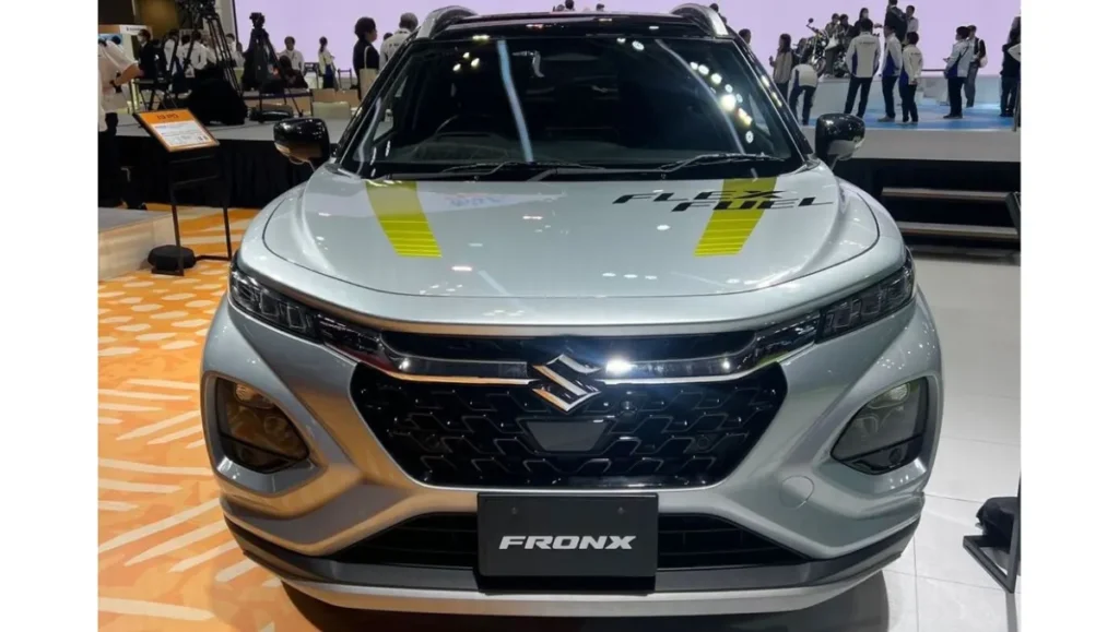 Maruti Fronx Flex Fuel 2026 Front Profile – Stylish and Eco-Friendly Design