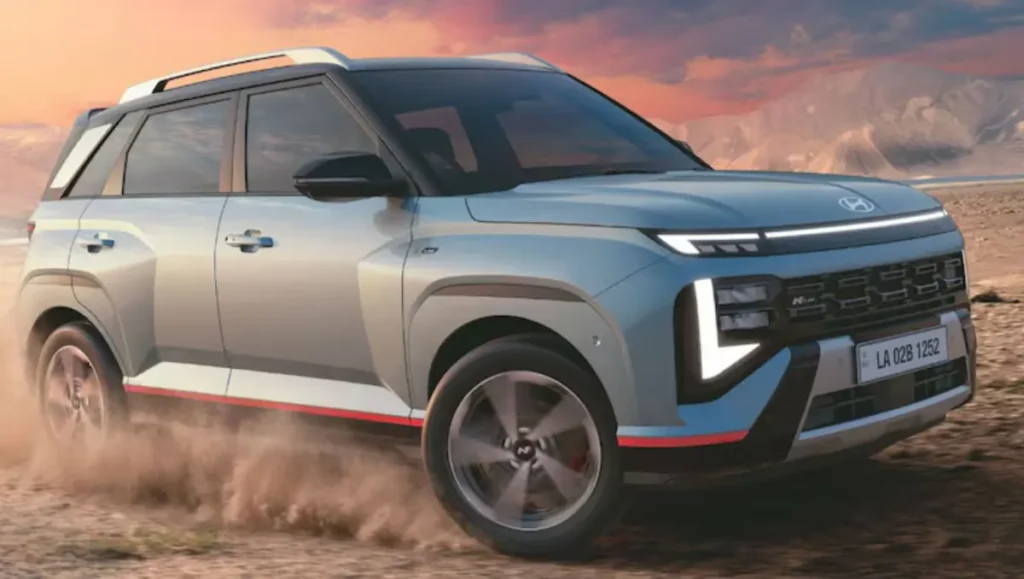 2025 Hyundai Venue N Line front design and exterior styling