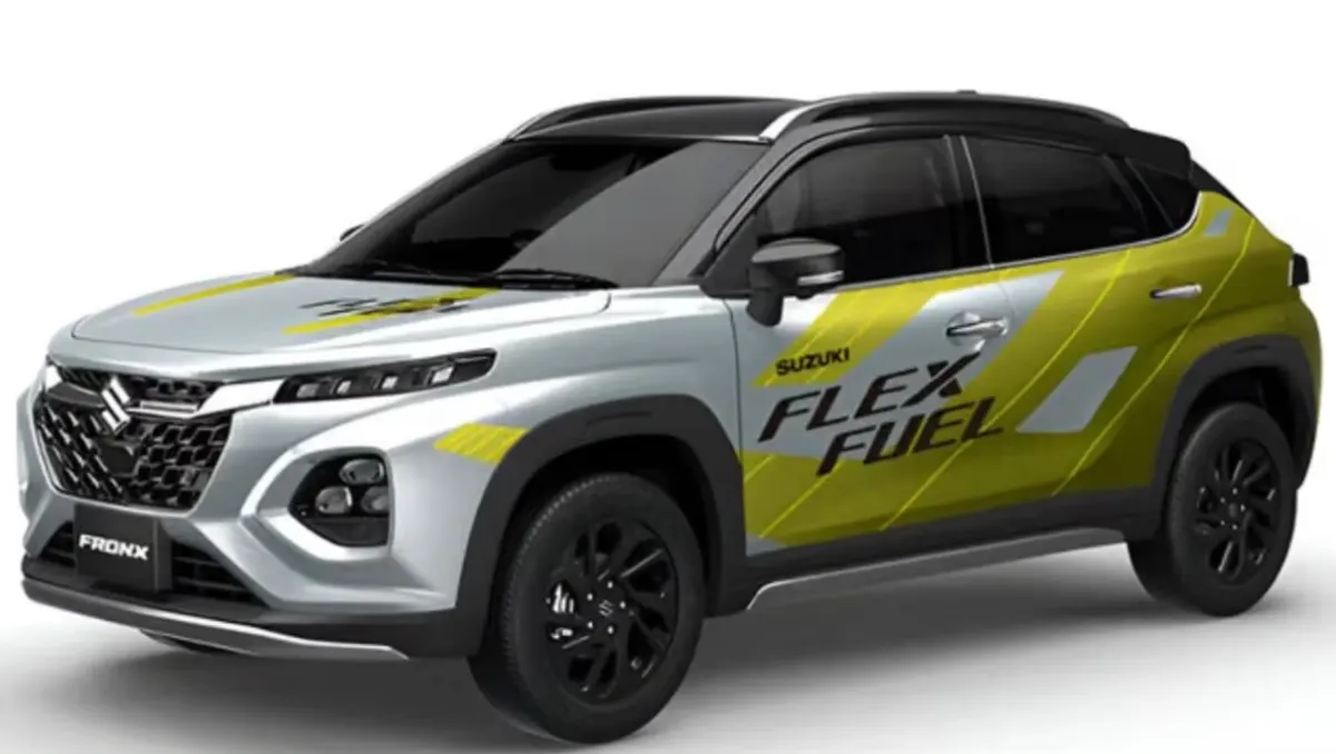 Maruti Suzuki Fronx Flex-Fuel E85 showcased at Japan Mobility Show 2025