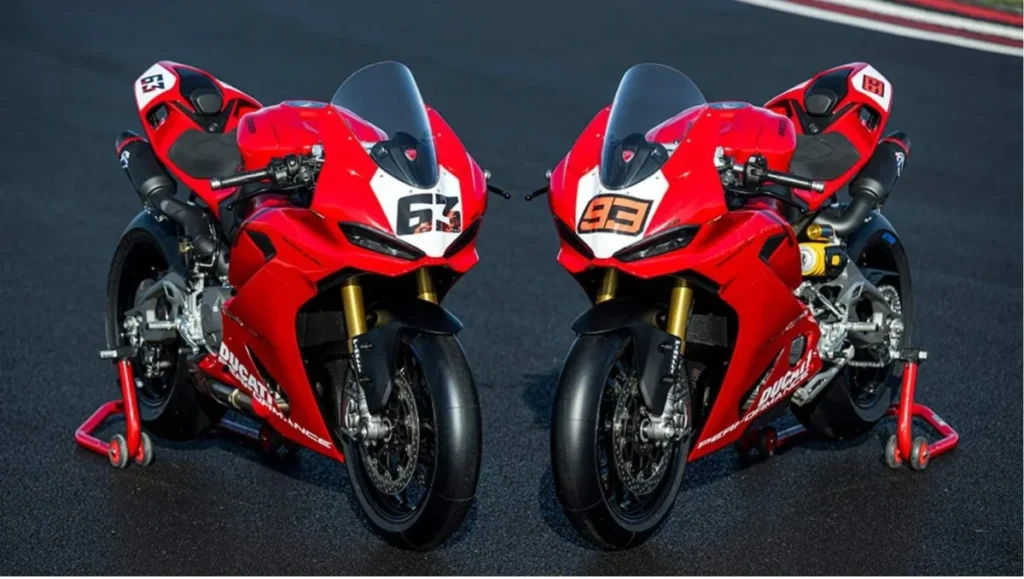 2025 Ducati Panigale V2 & V2 S launched in India side by side on racetrack