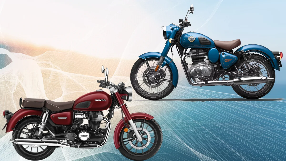 Royal Enfield Classic 350 vs Honda CB350 comparison 2025