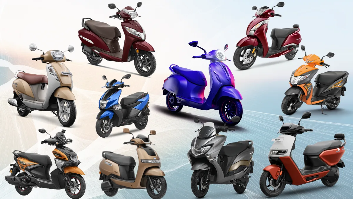 Top 10 Scooters September 2025 – Honda Activa, TVS Jupiter, Suzuki Access Lead Scooter Sales in India