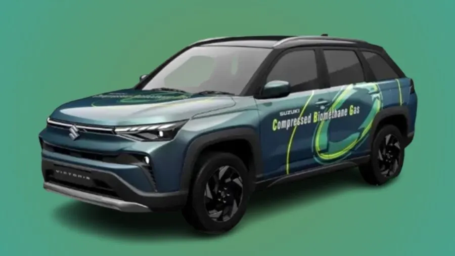 Maruti Victoris Bio Gas SUV unveiled at 2025 Japan Mobility Show – sustainable CBG-powered compact SUV by Maruti Suzuki