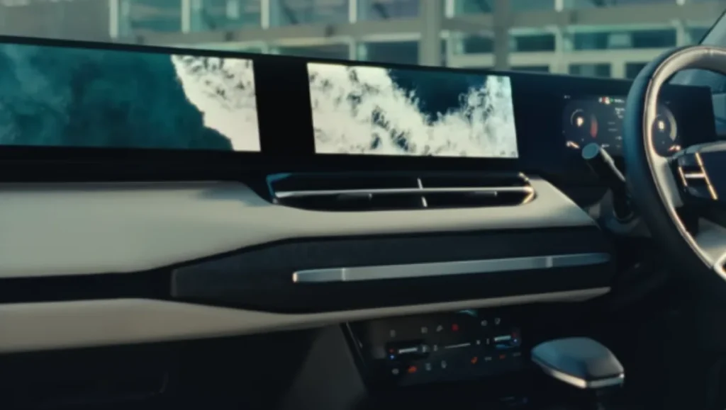 Tata Sierra Fully Revealed interior dashboard with triple digital display and minimalist modern design