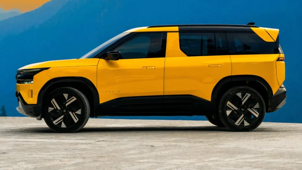 Tata Sierra unique features and colour options in Andaman Adventure yellow shade