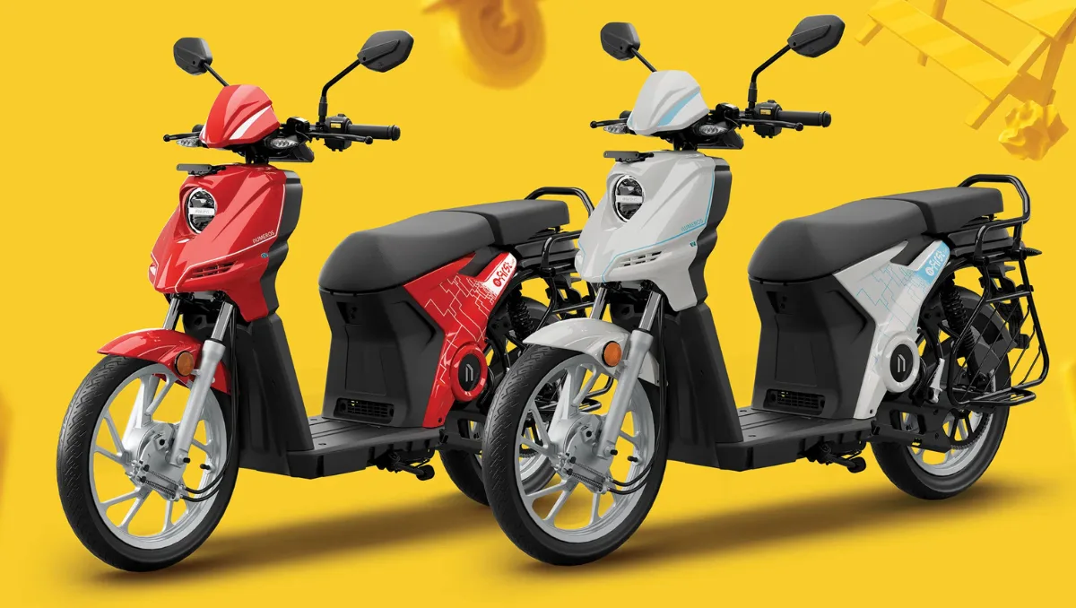Numeros n-First eScooter launched in India in Traffic Red and Pure White color options