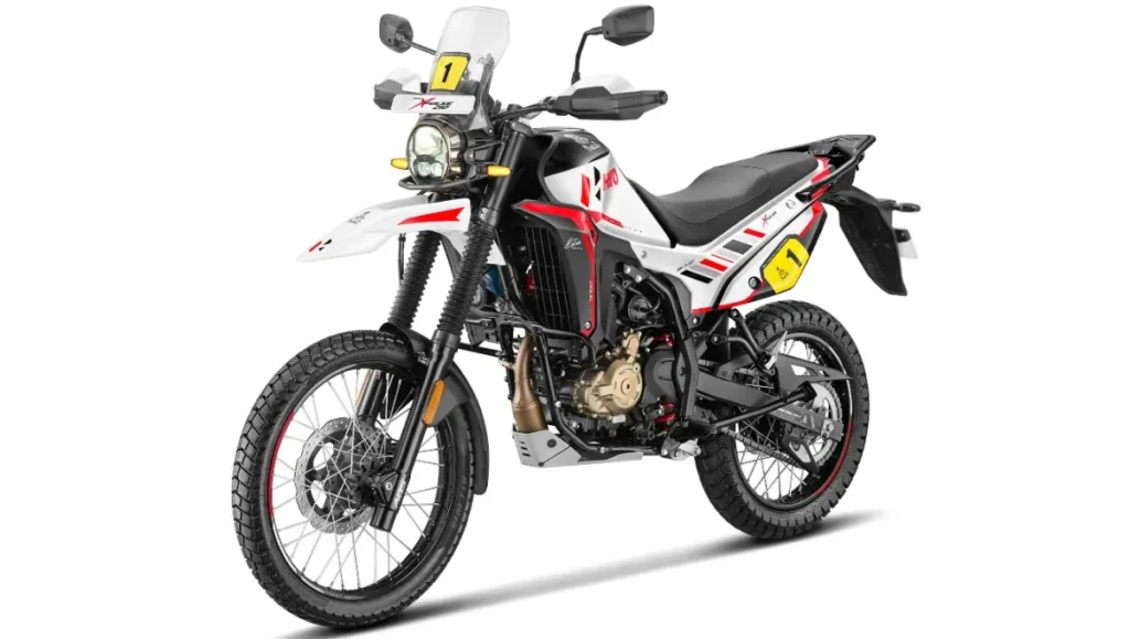 Hero Xpulse 210 Dakar Edition adventure motorcycle unveiled at EICMA 2025 with rally-inspired design