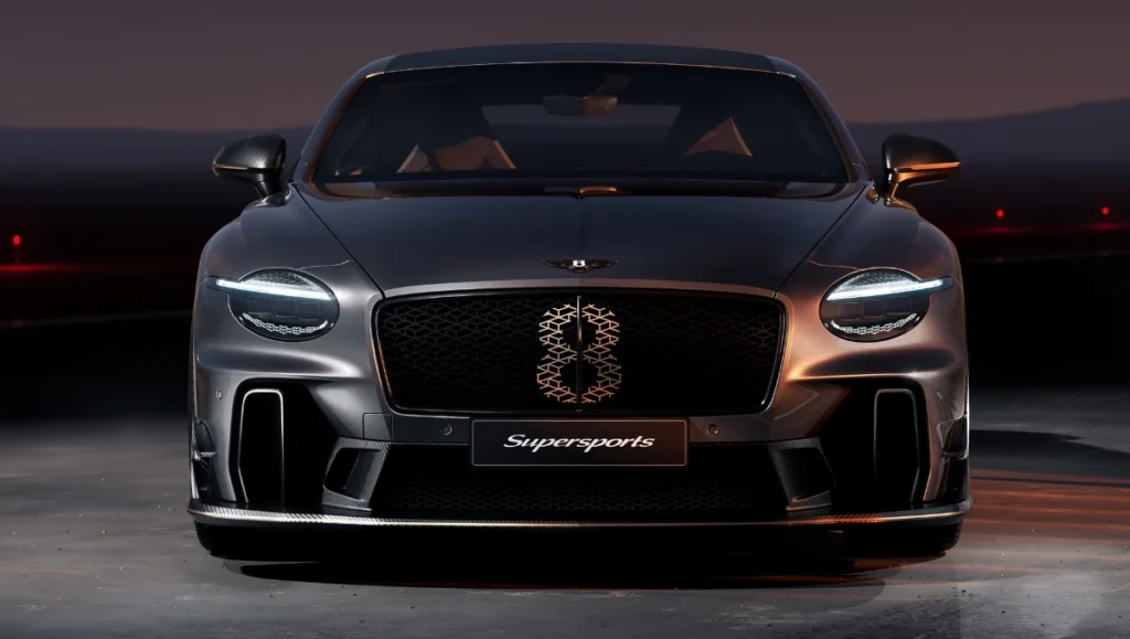 Bentley Reveals Continental GT Supersports front design with aggressive grille and LED headlights