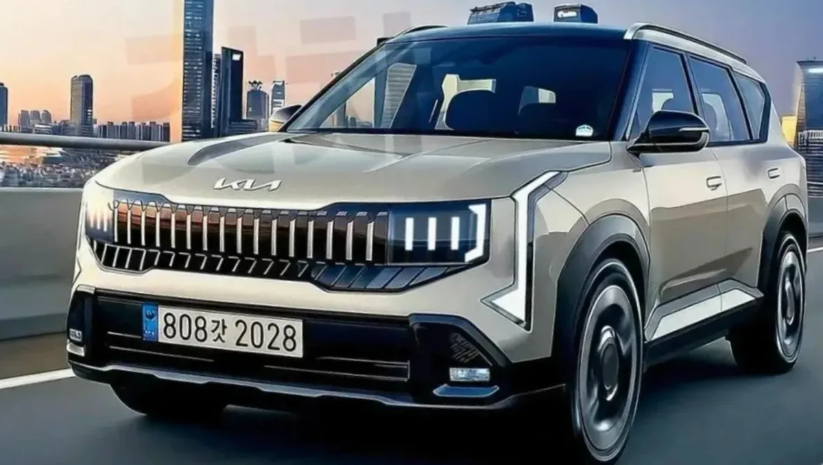 New Gen Kia Seltos India Debut On December 10 front view concept SUV design