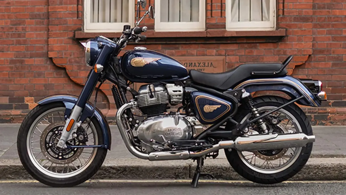 Royal Enfield Bullet 650 likely to launch in January 2026 classic side view motorcycle parked near brick wall