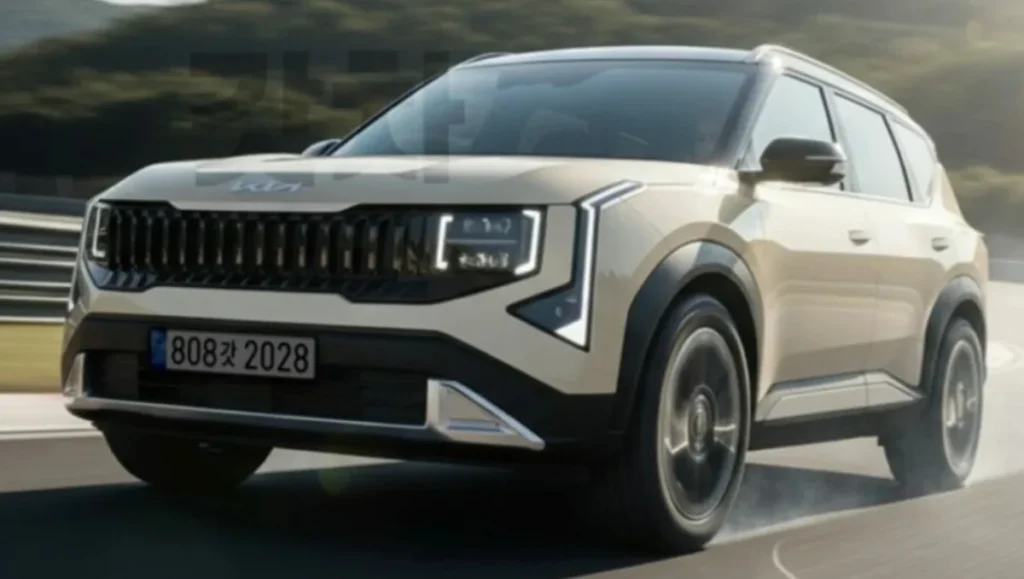 New Gen Kia Seltos India Debut On December 10 side front view driving on road