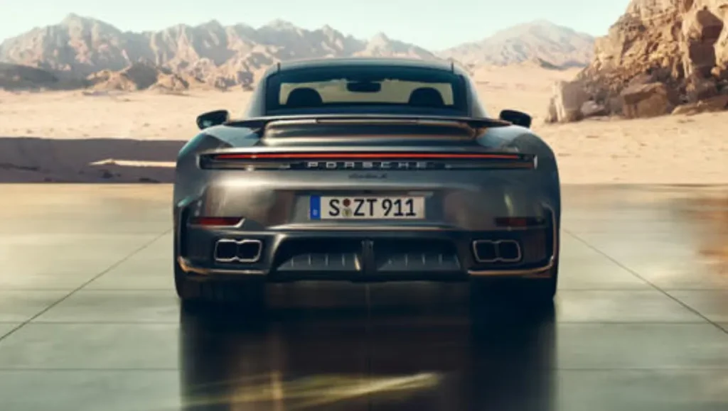 2025 Porsche 911 Turbo S Launched in India rear view design