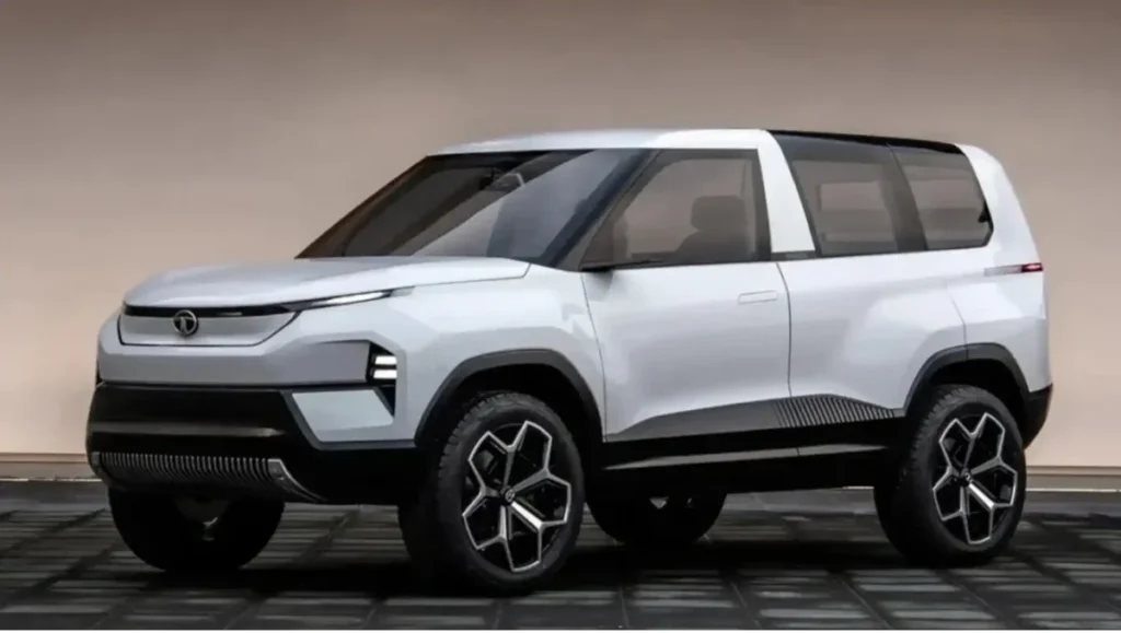 new tata sierra top 10 features concept suv white side profile