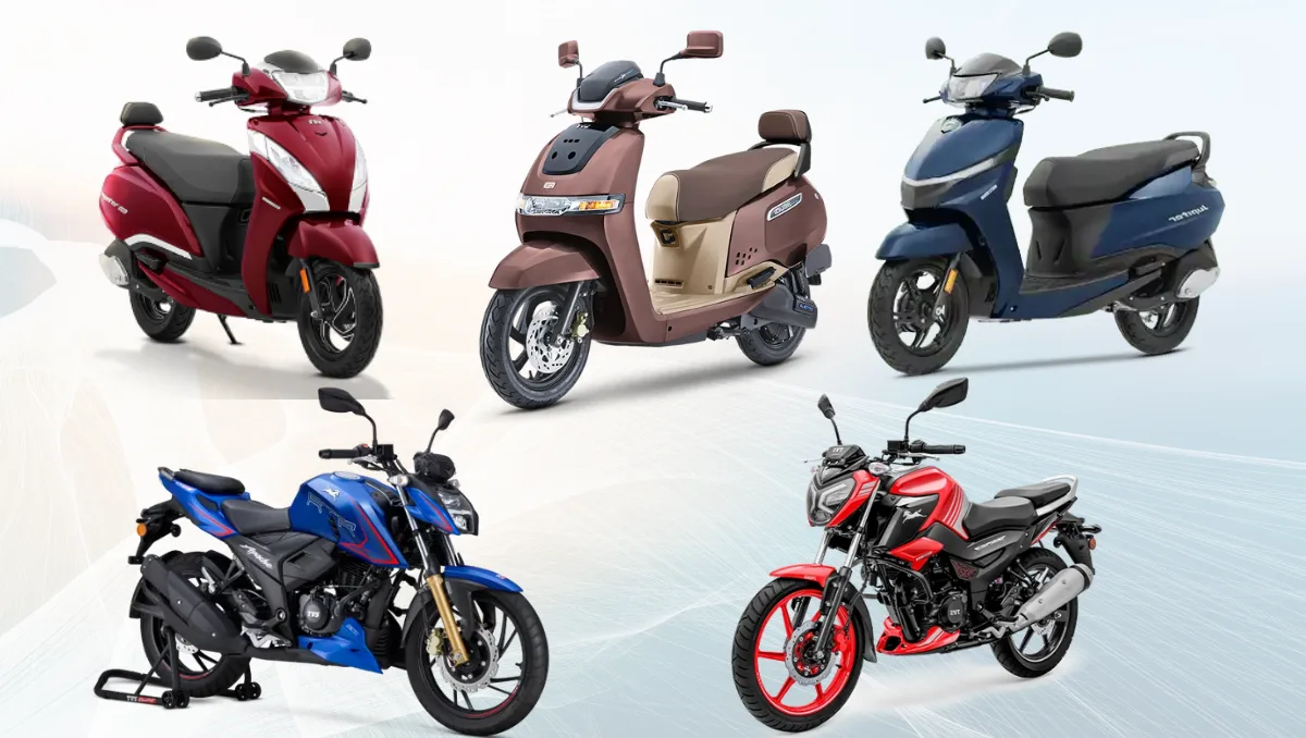 TVS Records Highest Ever Monthly Sales in October 2025
