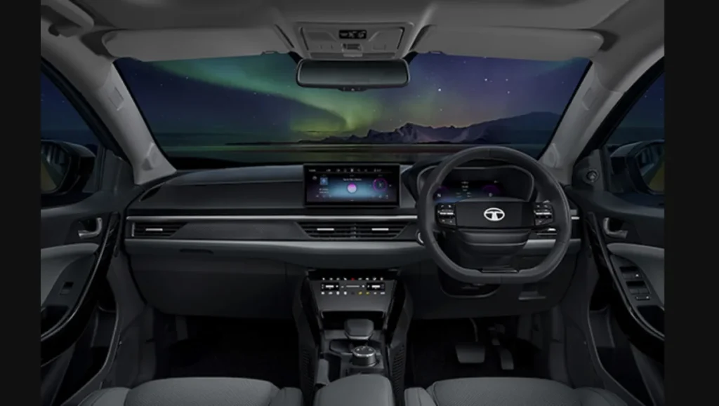 Tata Nexon 2025 full dashboard and interior view with touchscreen display