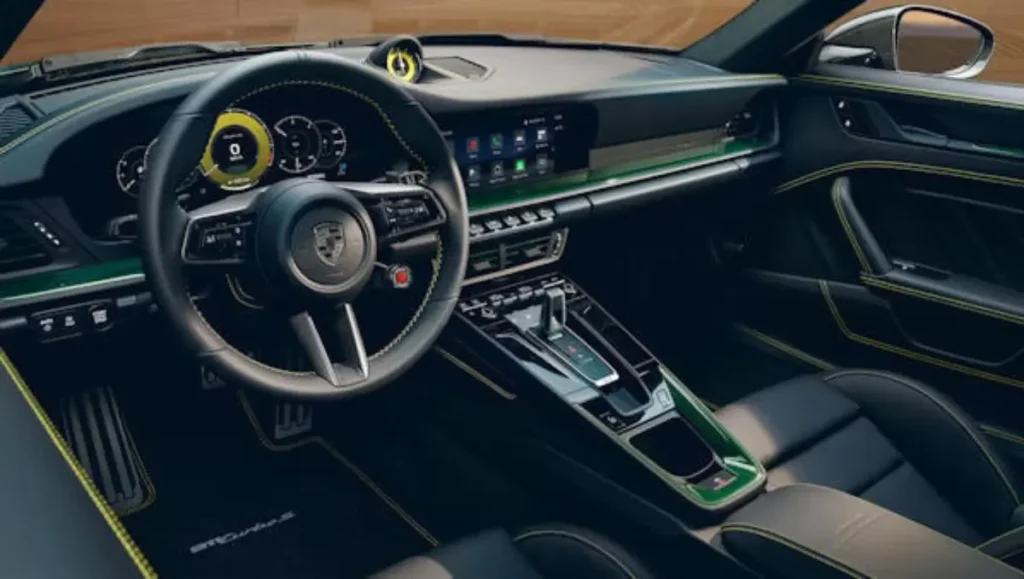 2025 Porsche 911 Turbo S Launched in India interior dashboard view
