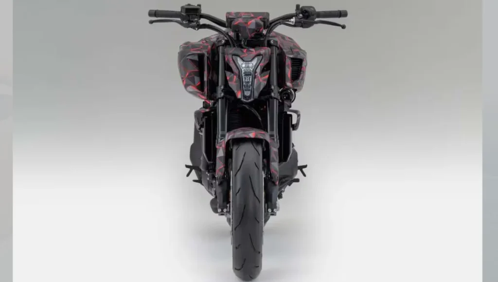 Honda V3R 900 Prototype front view highlighting LED headlamp and aggressive design language