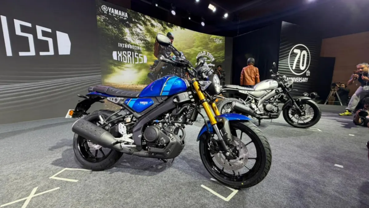 Yamaha XSR155 launched in India showcasing neo-retro design at official launch event