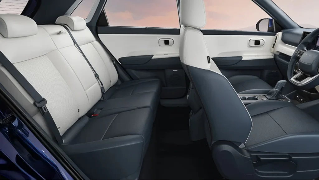 Hyundai Venue 2025 rear seats offering premium comfort