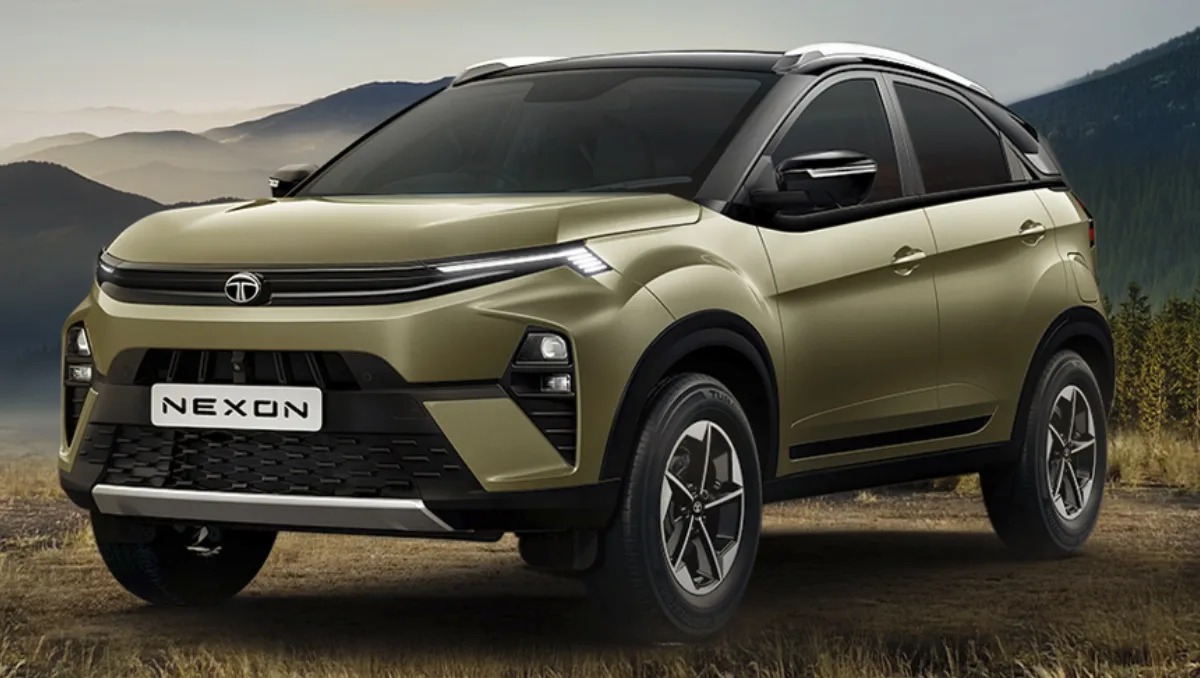 Why Tata Nexon Become So Popular in India - Tata Nexon 2025 front view showcasing its bold design and LED DRL setup