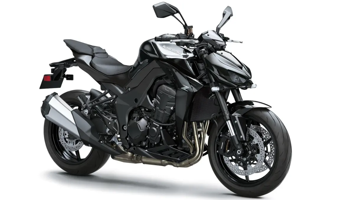 2026 Kawasaki Z1100 Launched in India black streetfighter motorcycle side view