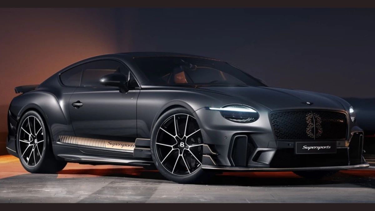 Bentley Reveals Continental GT Supersports showcased in a striking black performance design