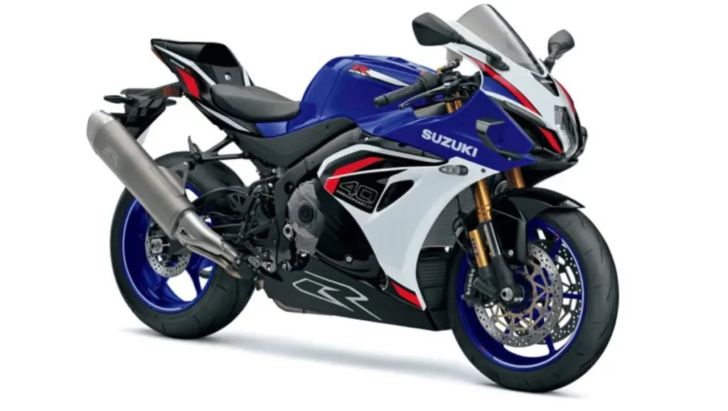 Suzuki GSX-R1000R 40th Anniversary Edition showcased in its special racing-inspired livery