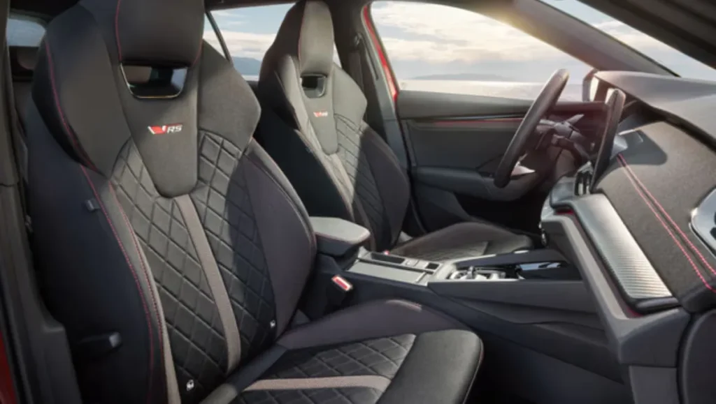 New Skoda Octavia RS review sporty bucket seats interior