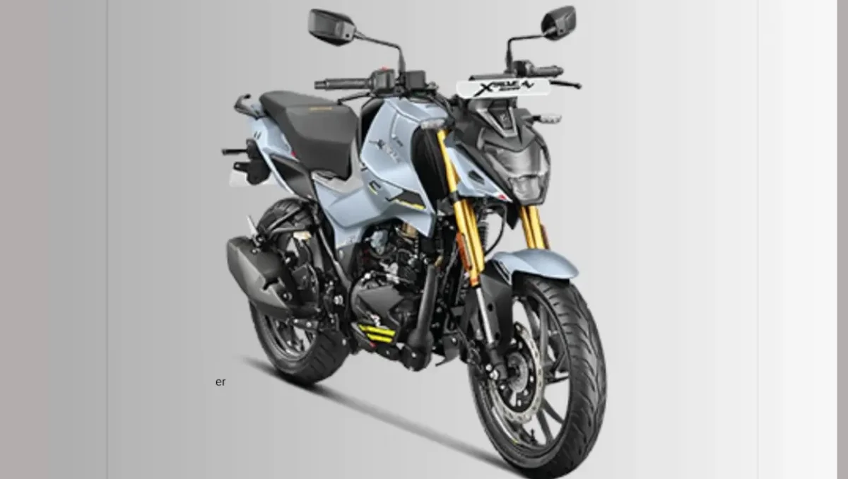 Hero Xtreme 160R 4V Combat Edition Unveiled motorcycle in grey with USD forks
