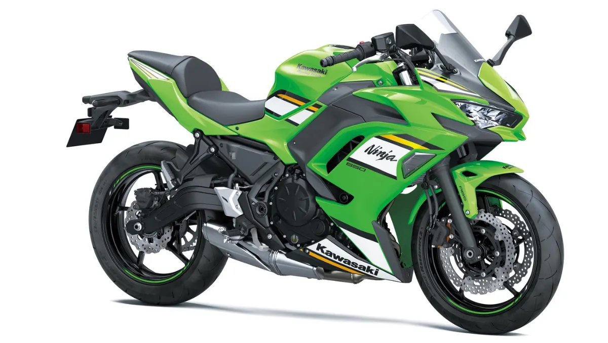 2026 Kawasaki Ninja 650 Launched In India shown in Lime Green colour with updated graphics and middleweight sport tourer design