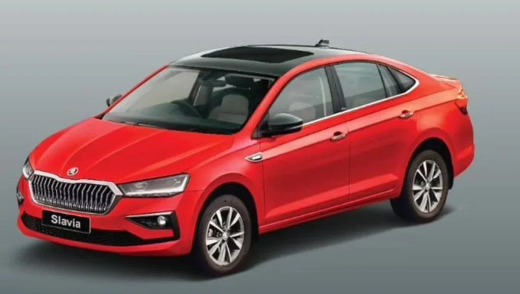 Skoda Slavia facelift with design and feature updates under upcoming Skoda launches in India in 2026