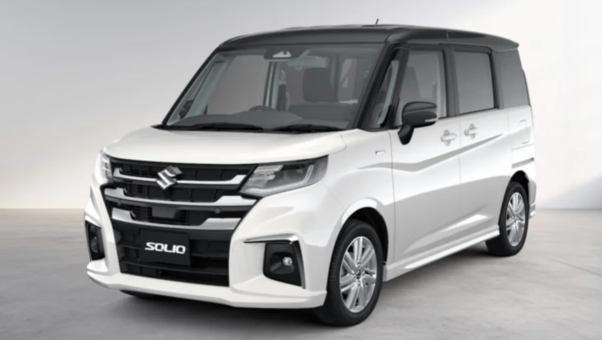 Suzuki Solio-Based Hybrid MPV Set for 2029 Launch showcased in a tall, boxy compact MPV design inspired by the Japan-spec Suzuki Solio