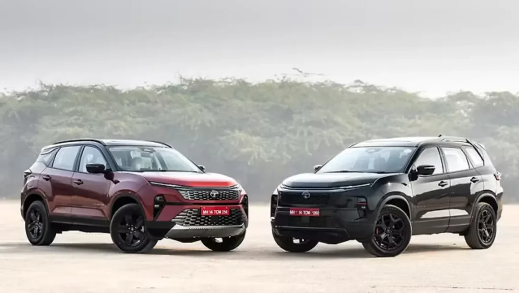 2026 Tata Harrier And Safari Petrol Launched side by side showcasing new petrol variants in India
