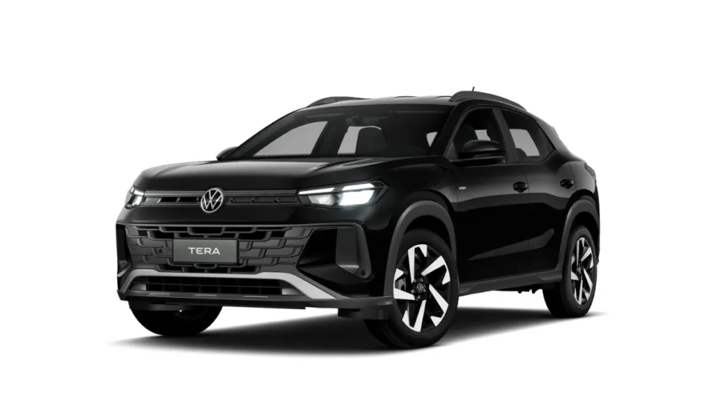 Upcoming Volkswagen launches in India in 2026 highlighting the Volkswagen Tera compact SUV positioned as an affordable new entry