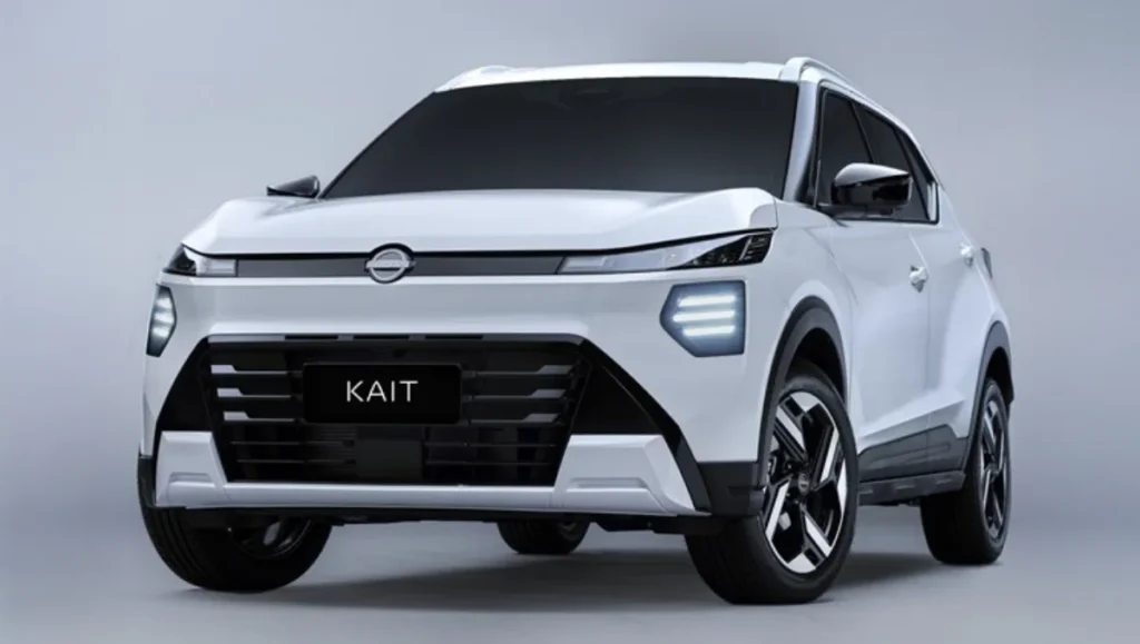 Nissan launches Kait in Brazil front view showing redesigned fascia and LED lighting