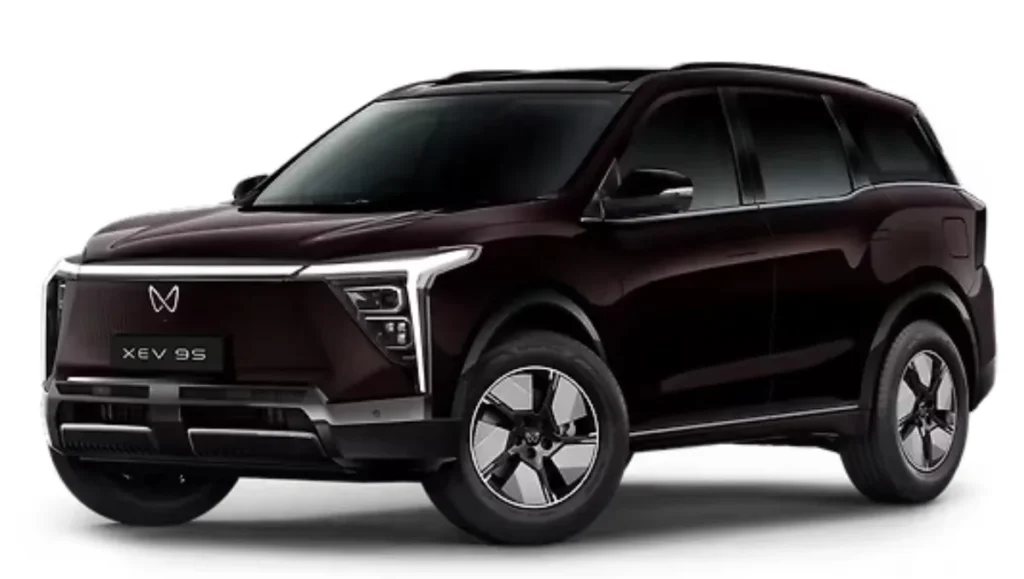 Mahindra XEV 9e vs XEV 9S Differences Explained XEV 9S three row electric SUV front angle