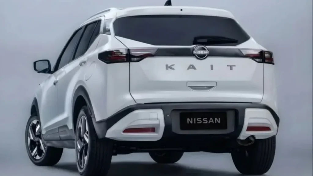 Nissan launches Kait in Brazil rear view of compact SUV with updated taillights