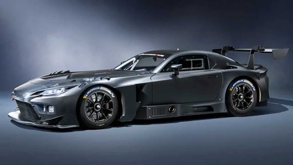 Toyota Unveiled GR GT Supercar shown in its GR GT3 race-spec version with full aero kit and motorsport upgrades