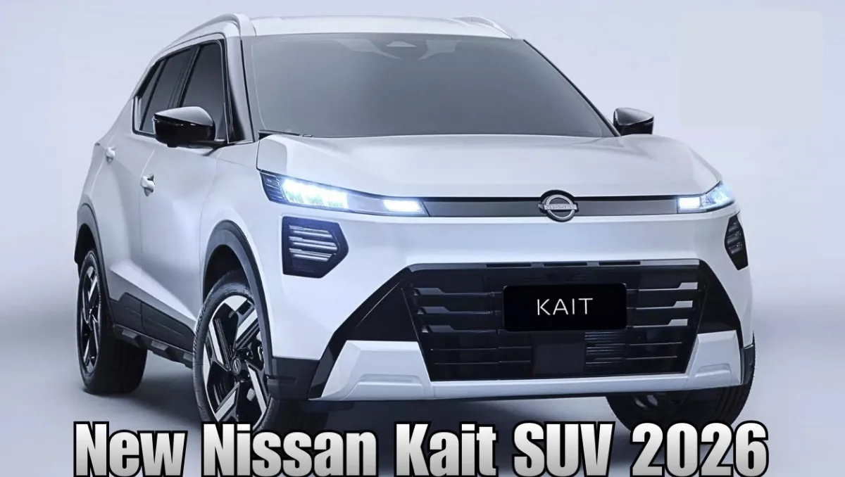 Nissan launches Kait in Brazil cover image showing the new Nissan Kait front view SUV