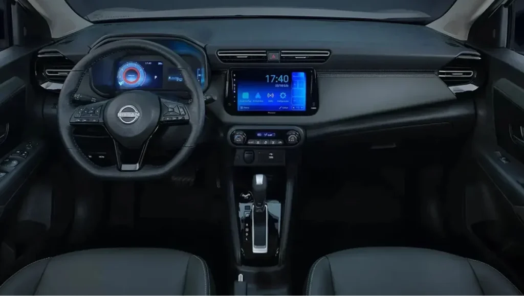 Nissan launches Kait in Brazil interior dashboard with digital cluster and touchscreen